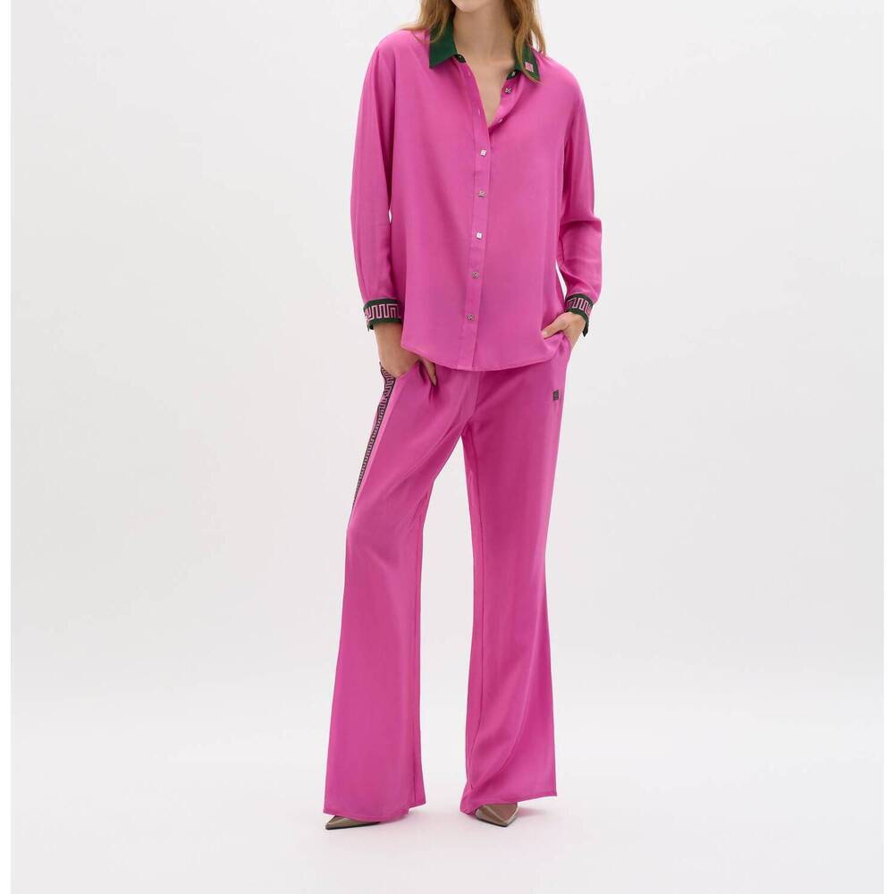 NEW MUMA WORLD flora long sleeve shirt in pink